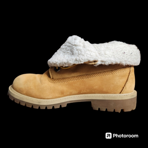 Timberland Lined Sherpa Roll Down Boots Waterproof - Picture 7 of 8